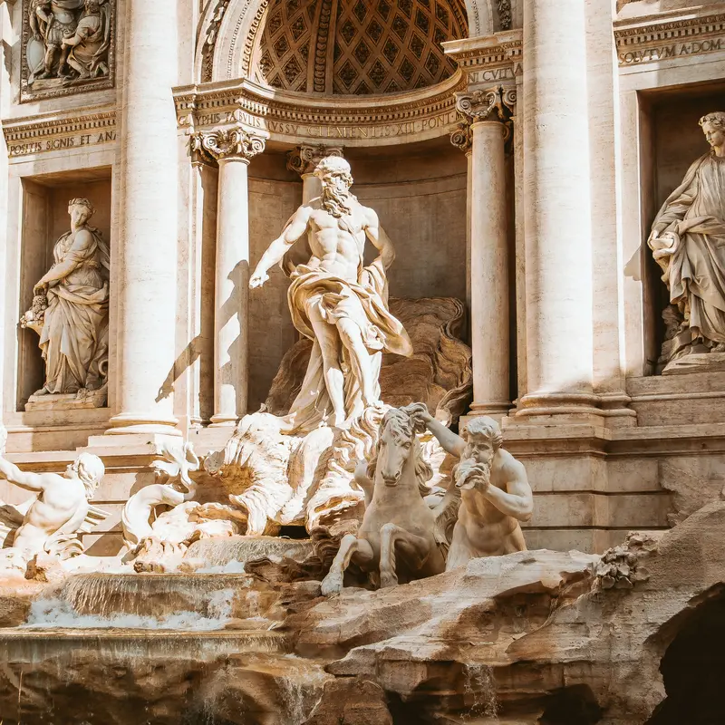 Trevi Fountain Baroque Statues in Rome Jigsaw Puzzle