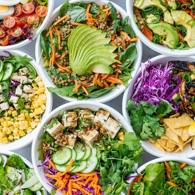 Colorful Buddha Bowls with Avocado and Tofu Jigsaw Puzzle