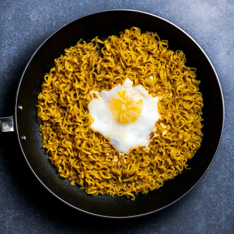 Ramen Noodles with Fried Egg Jigsaw Puzzle