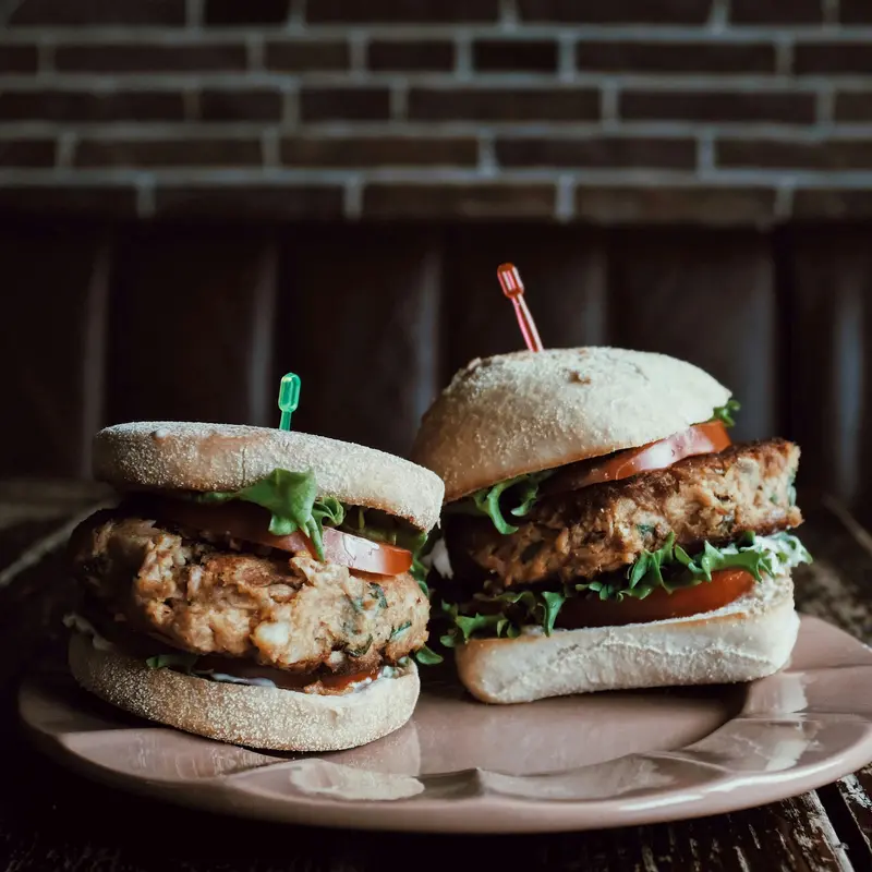 Rustic Chicken Burgers Jigsaw Puzzle