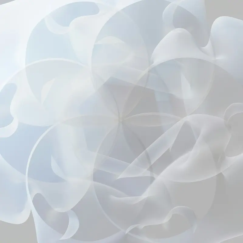 Abstract White Flower Pattern Jigsaw Puzzle