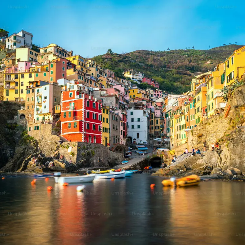 Riomaggiore Fishing Village in Cinque Terre Jigsaw Puzzle