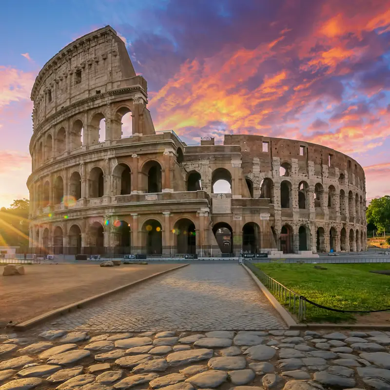 Rome Colosseum at Sunrise, Italy Jigsaw Puzzle