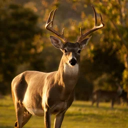 White-Tailed Deer in Golden Light — Animals jigsaw puzzle